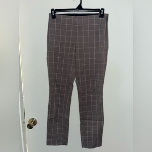 A New Day window pane print cropped pant